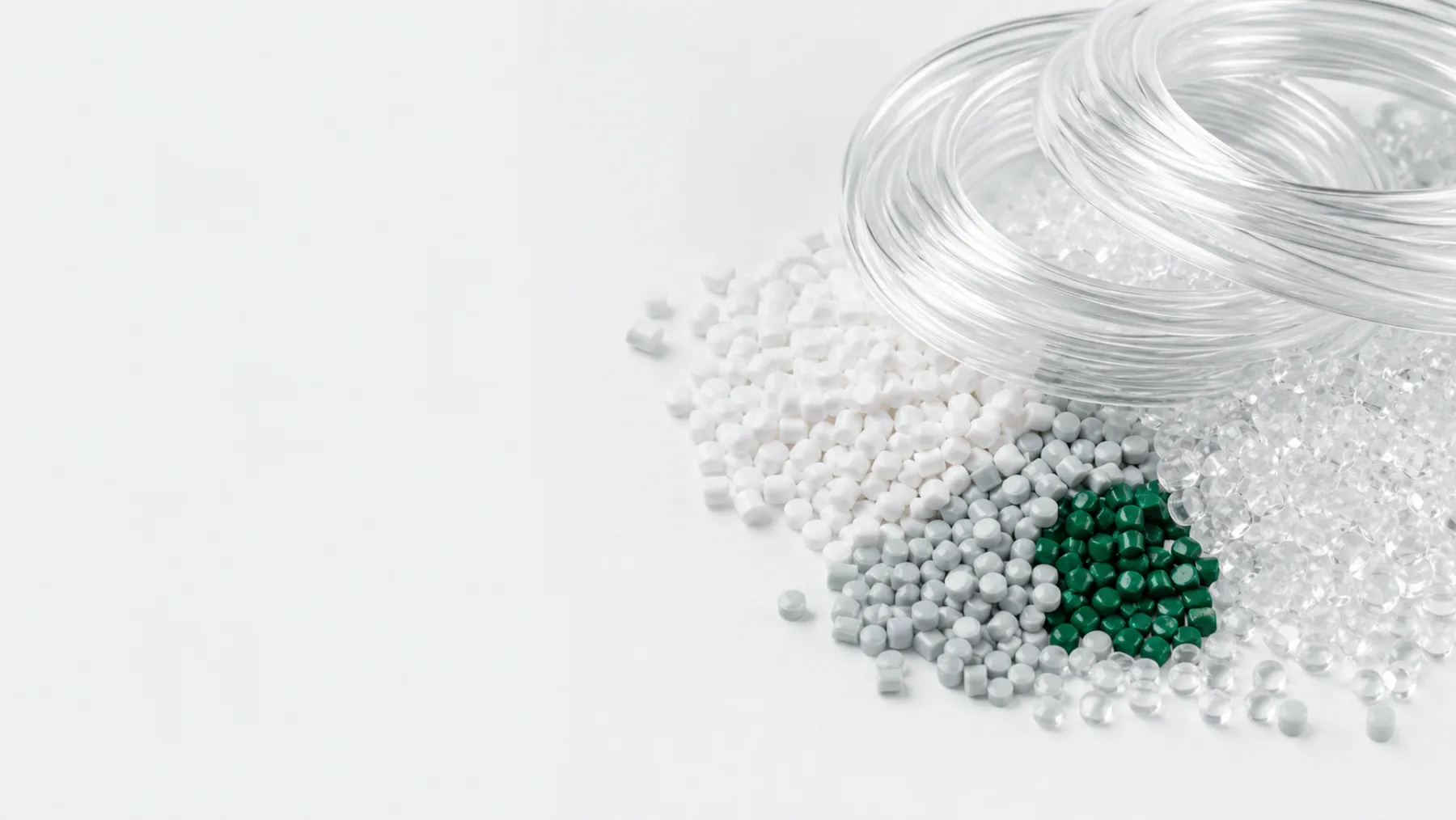 Extrudierte Rezyklat-Stränge und sortiertes Kunststoffgranulat