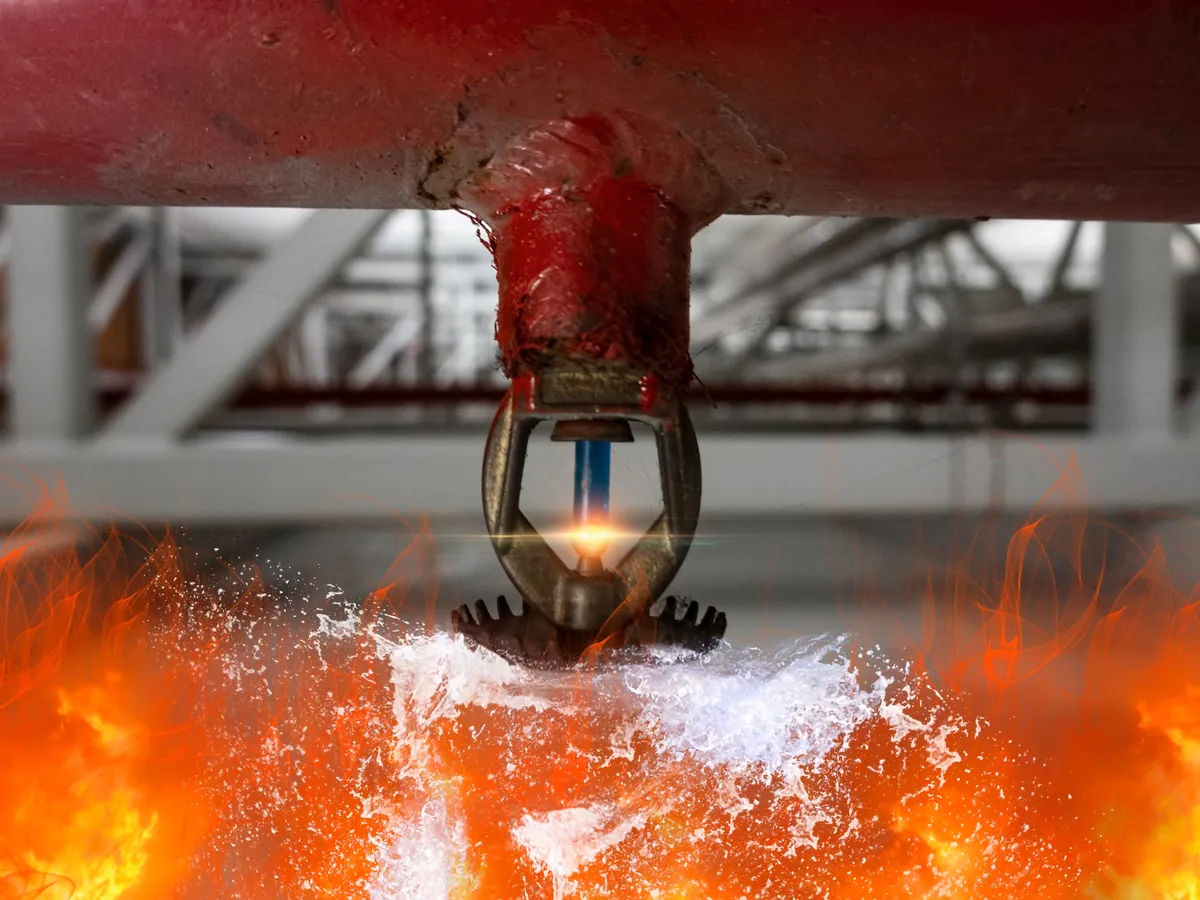 Brandschutzprojekt in einer Industrieanlage